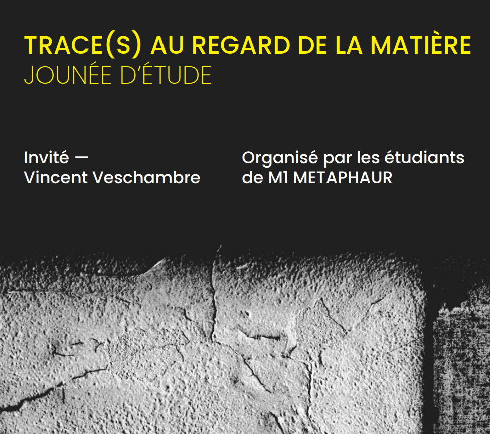 Trace au regard de la matière